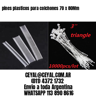 pines plasticos para colchones 70 x 80Mm