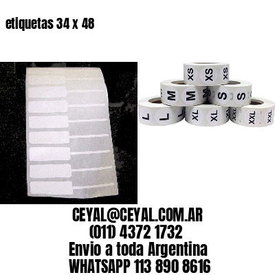 etiquetas 34 x 48