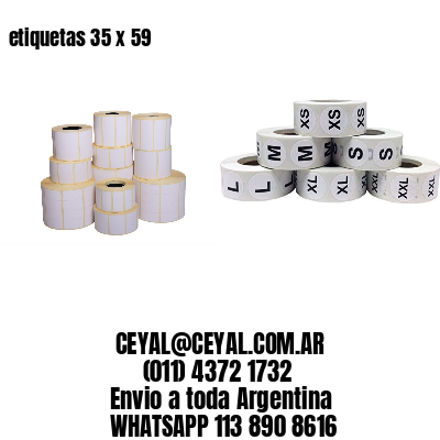 etiquetas 35 x 59