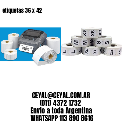 etiquetas 36 x 42