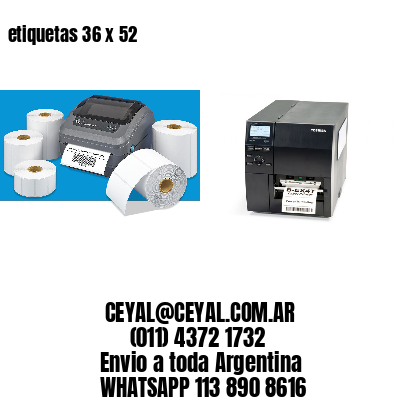 etiquetas 36 x 52