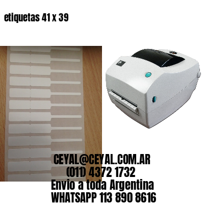 etiquetas 41 x 39