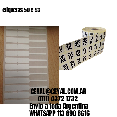 etiquetas 50 x 93