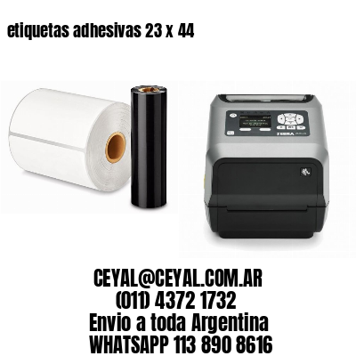 etiquetas adhesivas 23 x 44