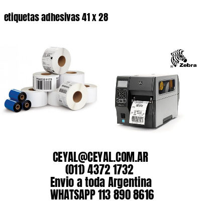 etiquetas adhesivas 41 x 28