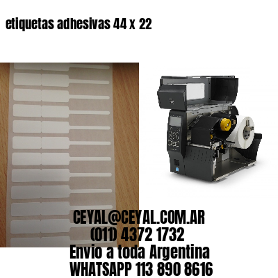 etiquetas adhesivas 44 x 22