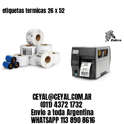 etiquetas termicas 26 x 52