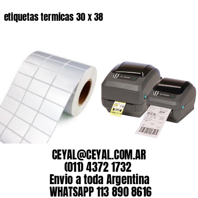 etiquetas termicas 30 x 38