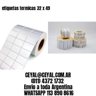 etiquetas termicas 32 x 49
