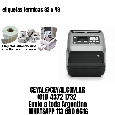 etiquetas termicas 33 x 43