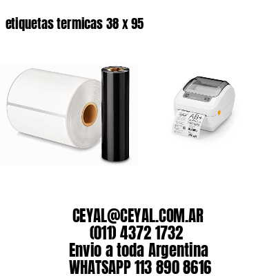 etiquetas termicas 38 x 95