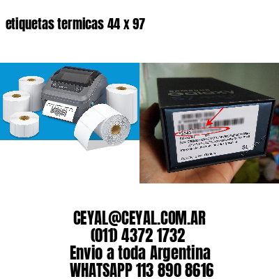 etiquetas termicas 44 x 97