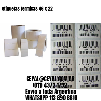 etiquetas termicas 46 x 22
