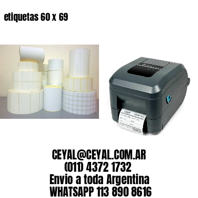 etiquetas 60 x 69