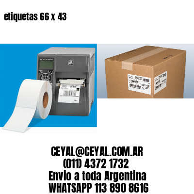 etiquetas 66 x 43