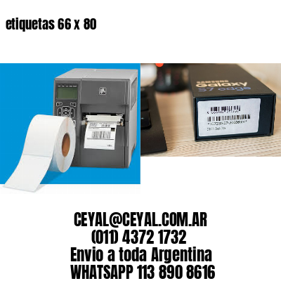 etiquetas 66 x 80