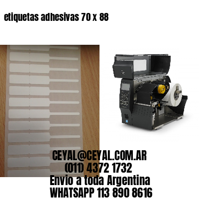 etiquetas adhesivas 70 x 88
