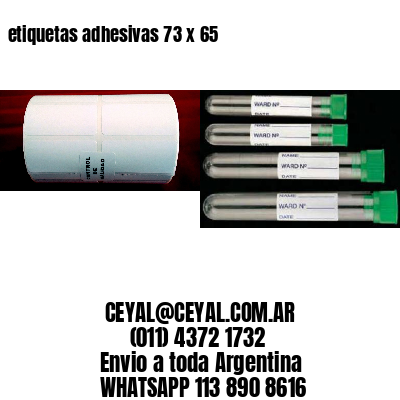 etiquetas adhesivas 73 x 65