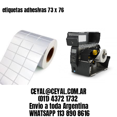 etiquetas adhesivas 73 x 76