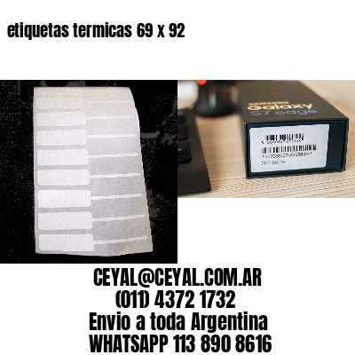 etiquetas termicas 69 x 92
