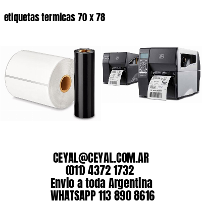 etiquetas termicas 70 x 78