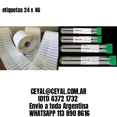 etiquetas 24 x 46