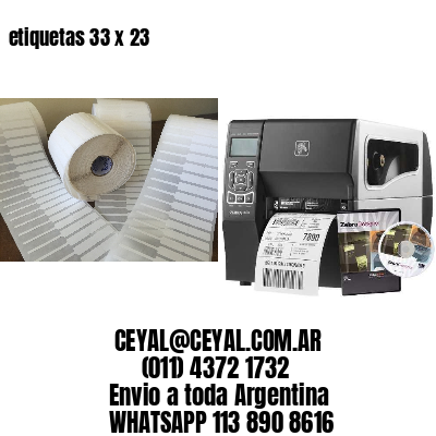etiquetas 33 x 23