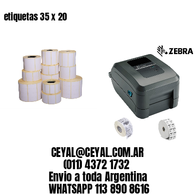 etiquetas 35 x 20