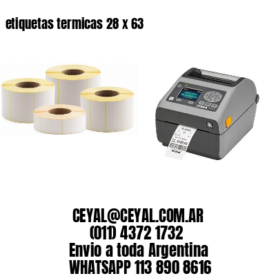 etiquetas termicas 28 x 63