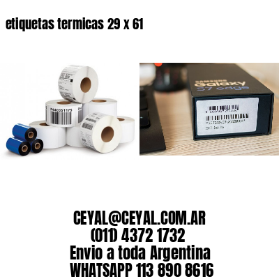 etiquetas termicas 29 x 61