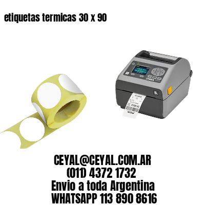 etiquetas termicas 30 x 90