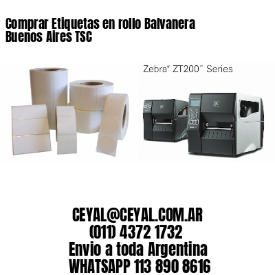 Comprar Etiquetas en rollo Balvanera  Buenos Aires TSC