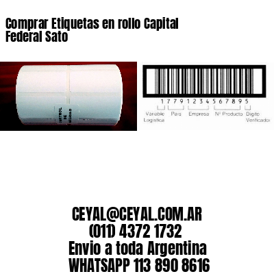 Comprar Etiquetas en rollo Capital Federal Sato