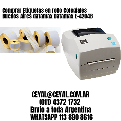 Comprar Etiquetas en rollo Colegiales  Buenos Aires datamax Datamax E-4204B