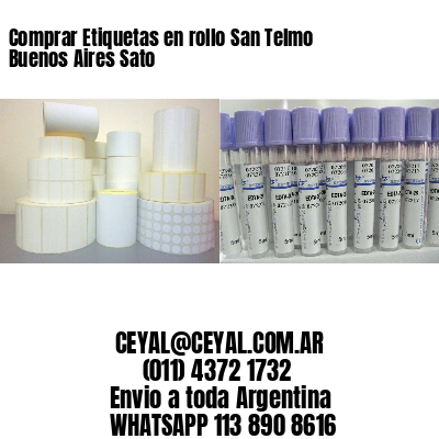 Comprar Etiquetas en rollo San Telmo  Buenos Aires Sato