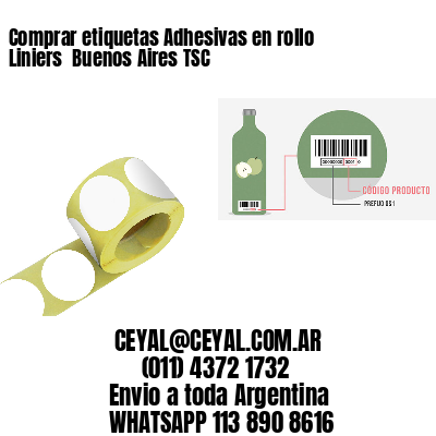 Comprar etiquetas Adhesivas en rollo Liniers  Buenos Aires TSC