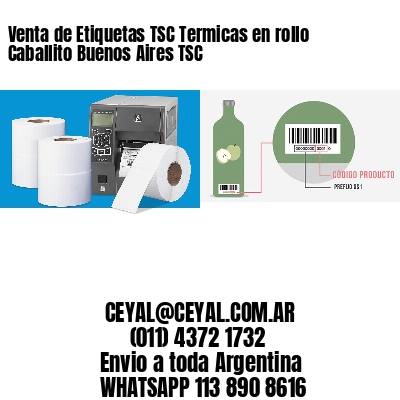 Venta de Etiquetas TSC Termicas en rollo Caballito Buenos Aires TSC