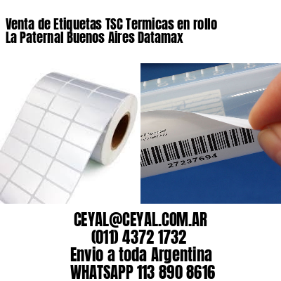 Venta de Etiquetas TSC Termicas en rollo La Paternal Buenos Aires Datamax