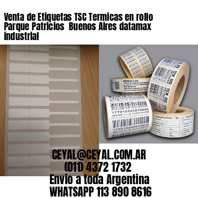 Venta de Etiquetas TSC Termicas en rollo Parque Patricios  Buenos Aires datamax industrial