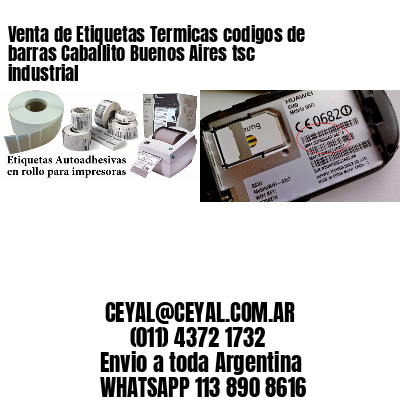 Venta de Etiquetas Termicas codigos de barras Caballito Buenos Aires tsc industrial