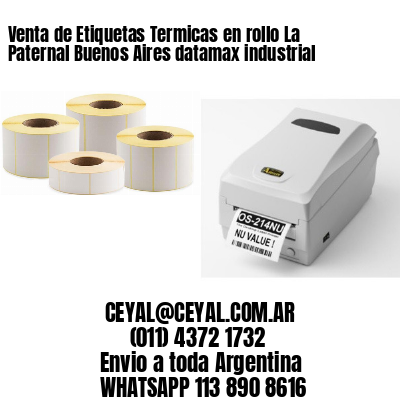 Venta de Etiquetas Termicas en rollo La Paternal Buenos Aires datamax industrial