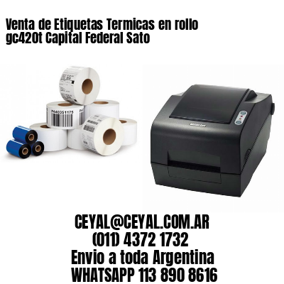 Venta de Etiquetas Termicas en rollo gc420t Capital Federal Sato