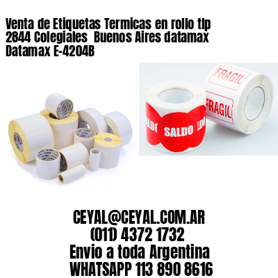 Venta de Etiquetas Termicas en rollo tlp 2844 Colegiales  Buenos Aires datamax Datamax E-4204B