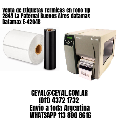 Venta de Etiquetas Termicas en rollo tlp 2844 La Paternal Buenos Aires datamax Datamax E-4204B