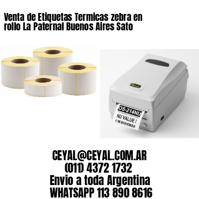 Venta de Etiquetas Termicas zebra en rollo La Paternal Buenos Aires Sato