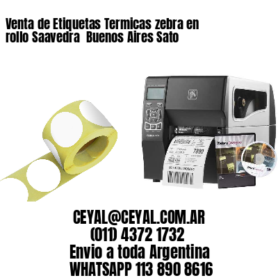 Venta de Etiquetas Termicas zebra en rollo Saavedra  Buenos Aires Sato