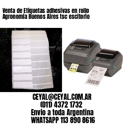 Venta de Etiquetas adhesivas en rollo Agronomia Buenos Aires tsc escitorio