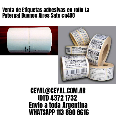 Venta de Etiquetas adhesivas en rollo La Paternal Buenos Aires Sato cg408