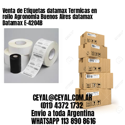 Venta de Etiquetas datamax Termicas en rollo Agronomia Buenos Aires datamax Datamax E-4204B