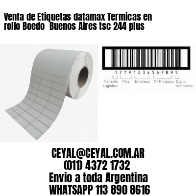 Venta de Etiquetas datamax Termicas en rollo Boedo  Buenos Aires tsc 244 plus